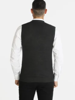 Baci & Abbracci Gilet uomo smanicato con bottoni