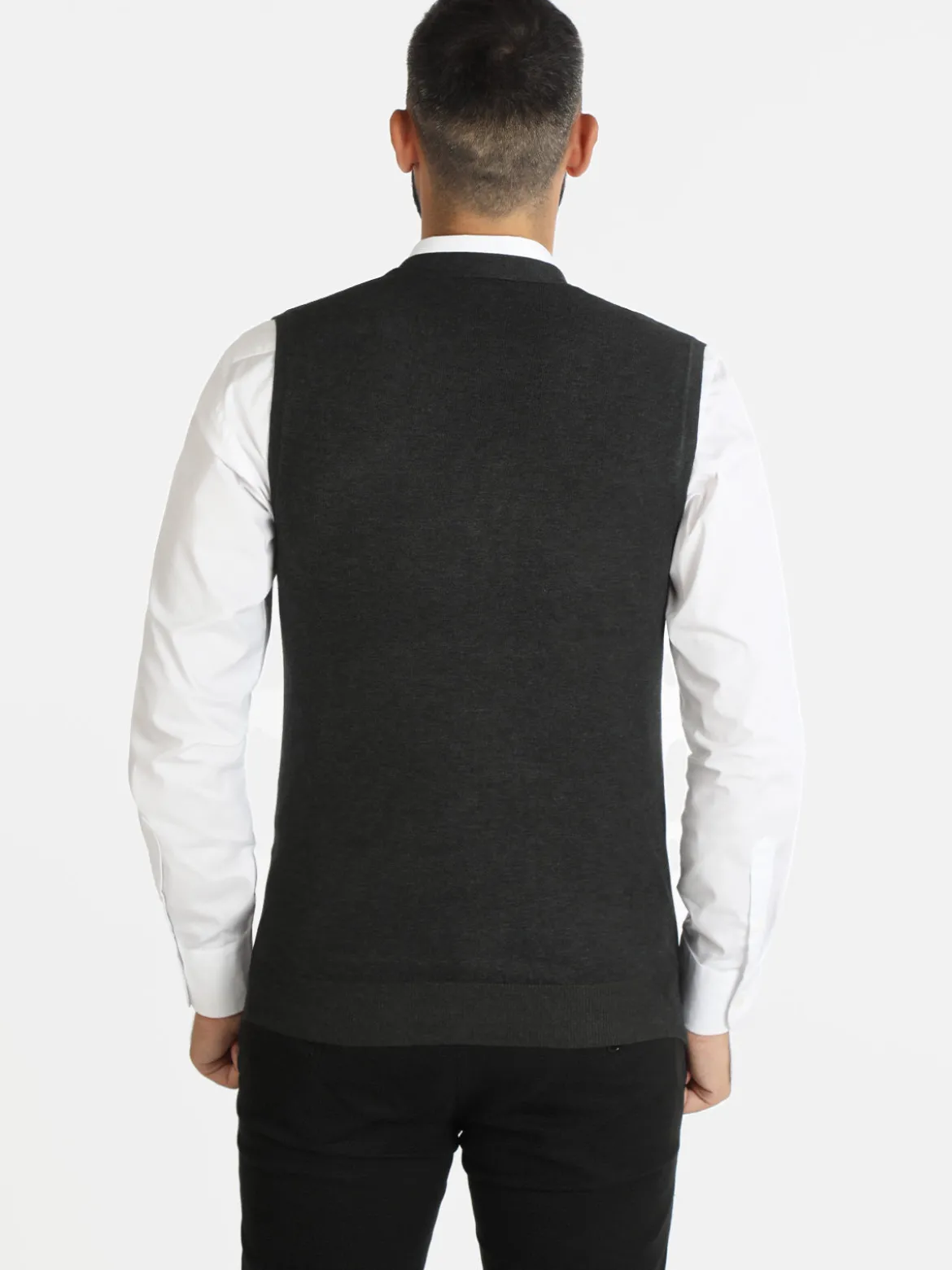 Baci & Abbracci Gilet uomo smanicato con bottoni