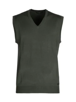 Baci & Abbracci Gilet uomo smanicato in maglia