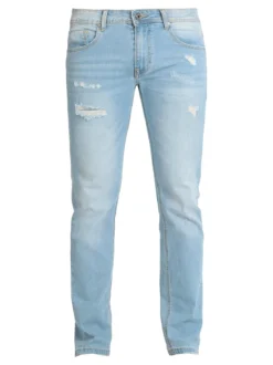 Baci & Abbracci Jeans chiari da uomo con strappi