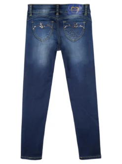 Baci & Abbracci Jeans con paillettes bambina