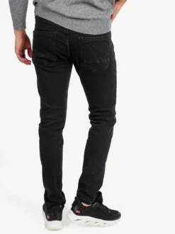 Baci & Abbracci Jeans da uomo slim fit a vita bassa- nero
