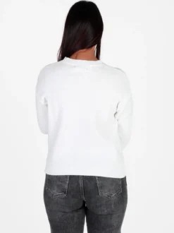 Baci & Abbracci Maglione girocollo da donna in ciniglia