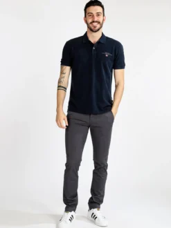 Baci & Abbracci Pantaloni slim fit da uomo in cotone