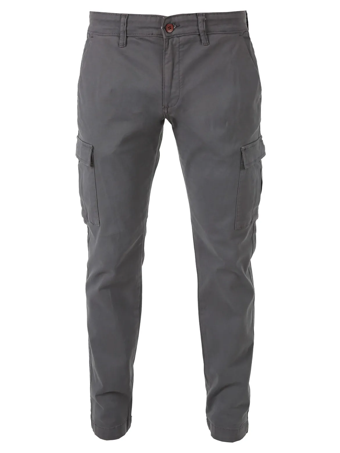 Baci & Abbracci Pantaloni uomo in cotone con tasconi - grigio