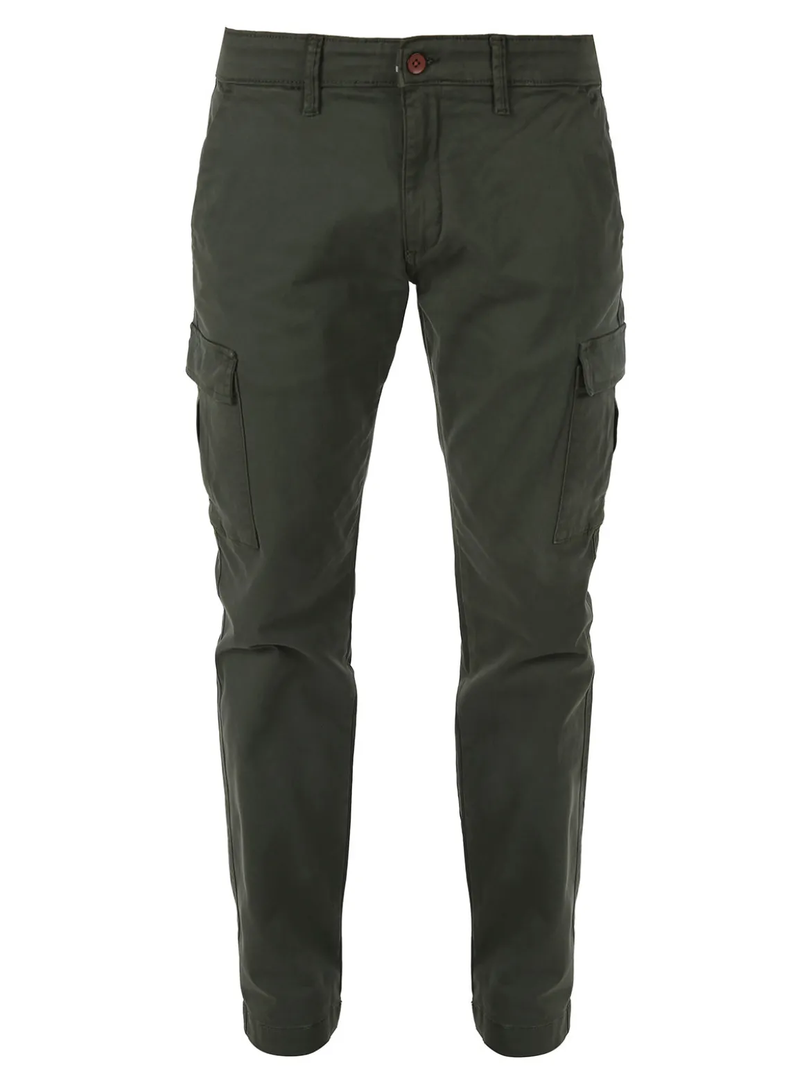 Baci & Abbracci Pantaloni uomo in cotone con tasconi - militare