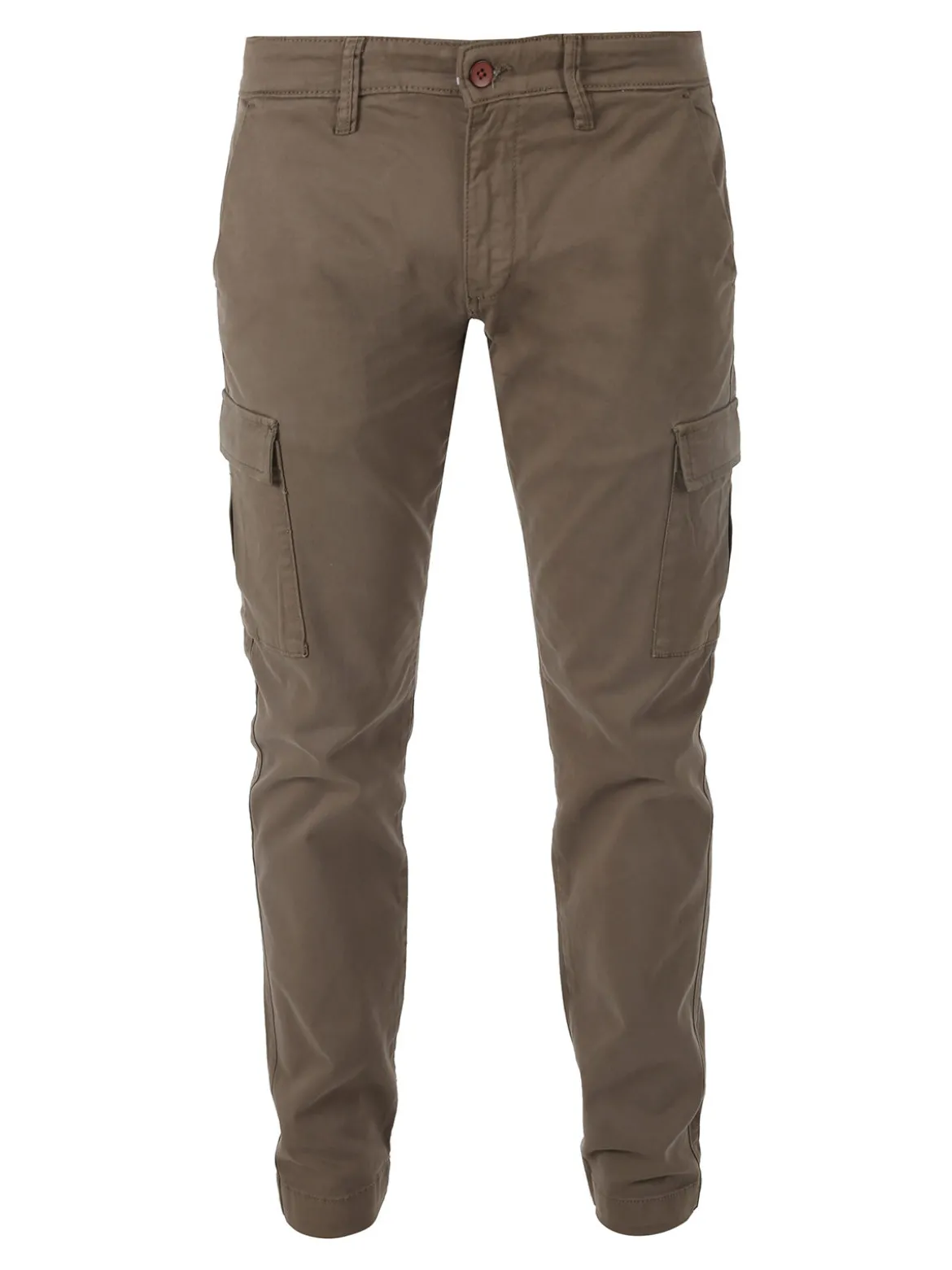 Baci & Abbracci Pantaloni uomo in cotone con tasconi - taupe