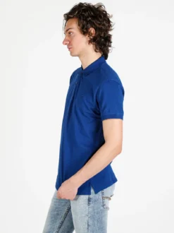 Baci & Abbracci Polo da uomo a maniche corte in cotone