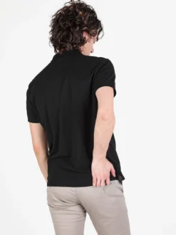 Baci & Abbracci Polo da uomo a maniche corte in cotone
