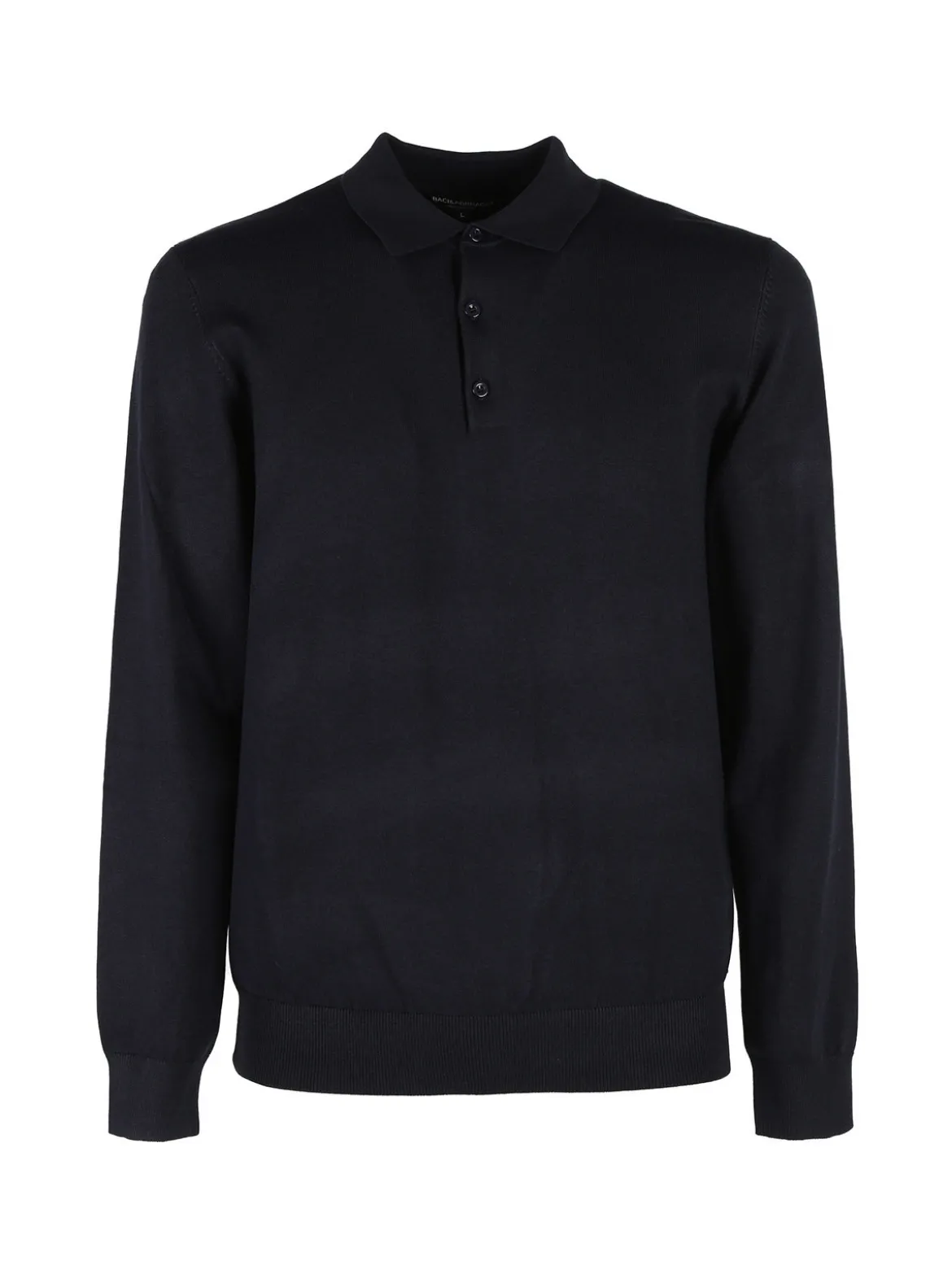 Baci & Abbracci Polo da uomo in maglia a maniche lunghe