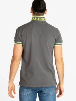Baci & Abbracci Polo uomo manica corta con scritta