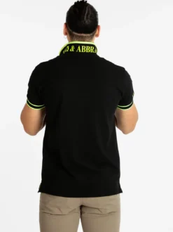 Baci & Abbracci Polo uomo manica corta con scritta