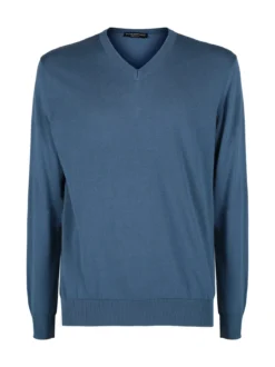 Baci & Abbracci Pullover da uomo in maglia scollo V