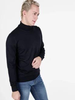 Baci & Abbracci Pullover dolcevita in maglia da uomo