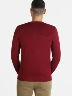 Baci & Abbracci Pullover uomo in maglia scollo a V