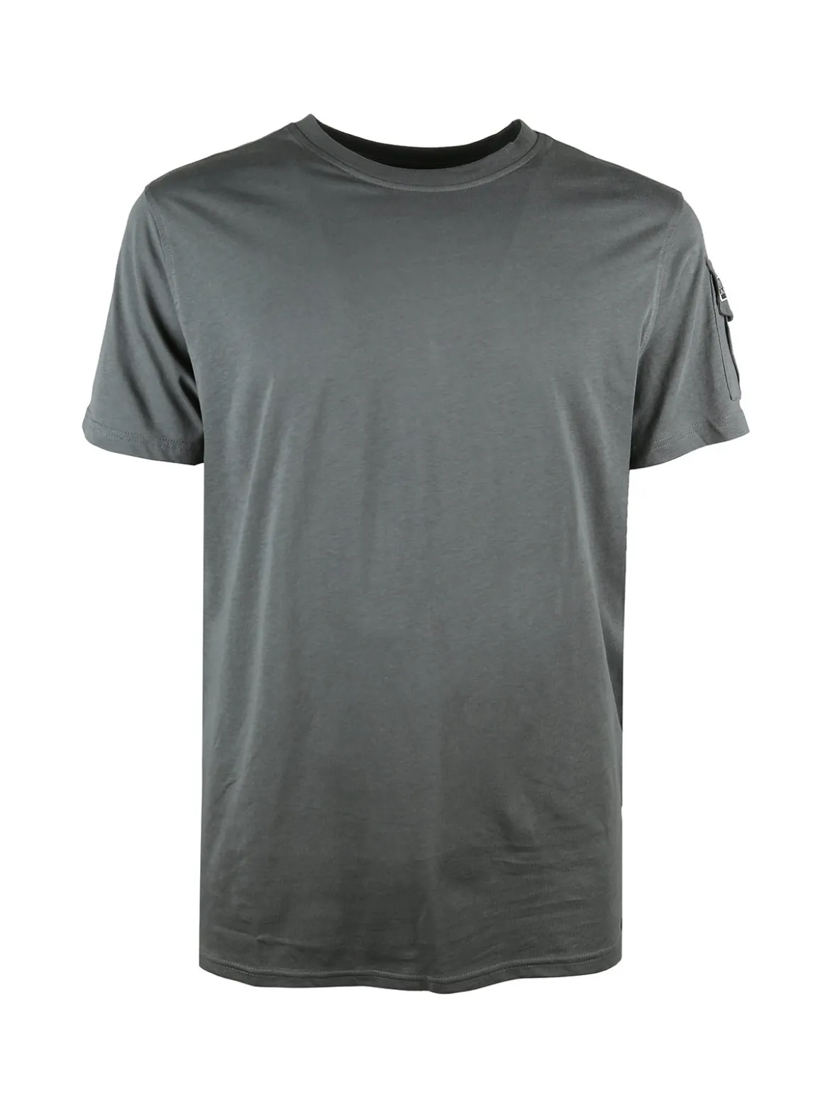 Baci & Abbracci T-shirt da uomo in cotone con taschino sulla manica