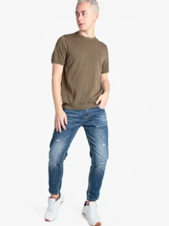 Baci & Abbracci T-shirt girocollo da uomo in maglia