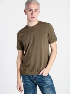 Baci & Abbracci T-shirt girocollo da uomo in maglia