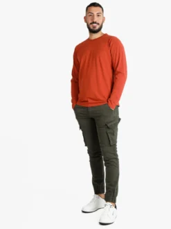 Baci & Abbracci T-shirt manica lunga uomo in cotone