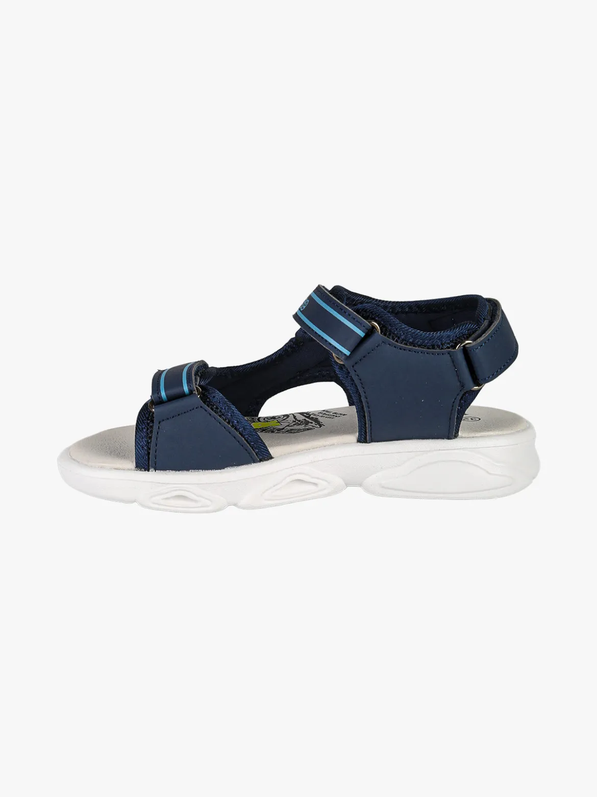 Bacio & Bacio Sandali da ragazzo con luci e strappi - blu scuro