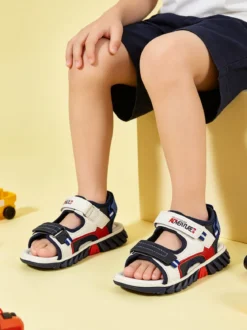 Bacio & Bacio Sandali da ragazzo con strappi - blu