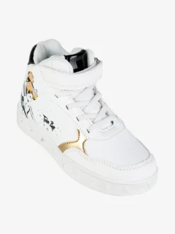 Bacio & Bacio Sneakers alte da bambina con cinturino a strappo e luci