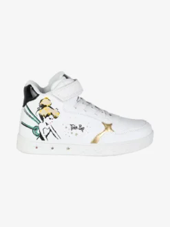 Bacio & Bacio Sneakers alte da ragazza con cinturino a strappo e luci