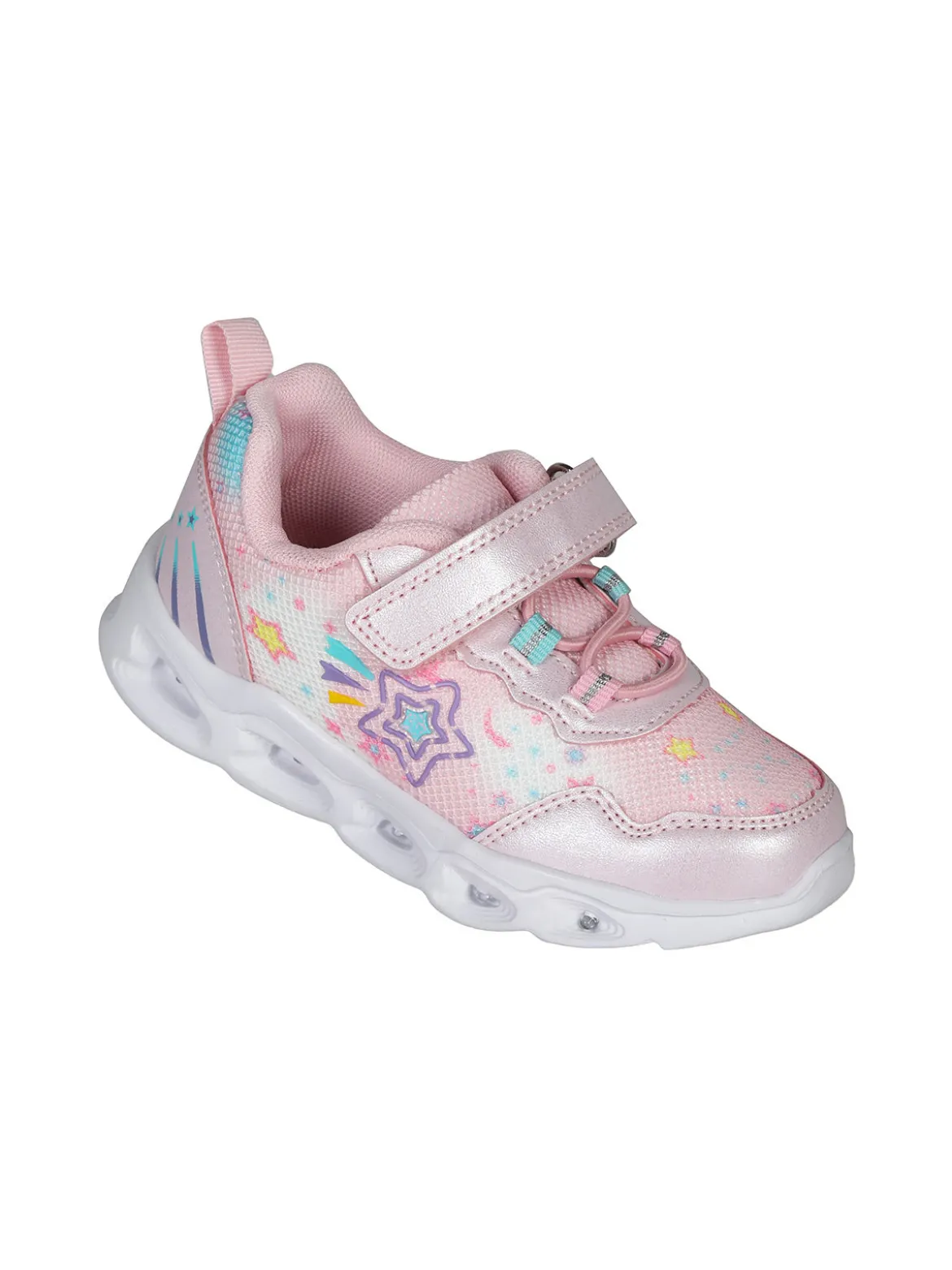 Bacio & Bacio Sneakers da bambina con chiusura a strappo e luci