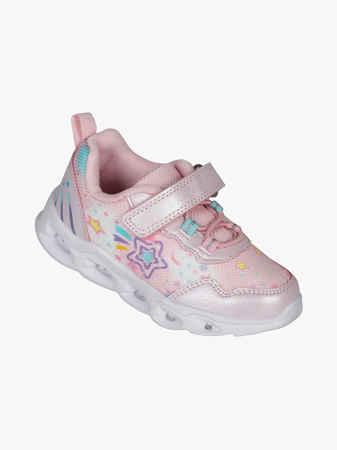 Bacio & Bacio Sneakers da bambina con chiusura a strappo e luci