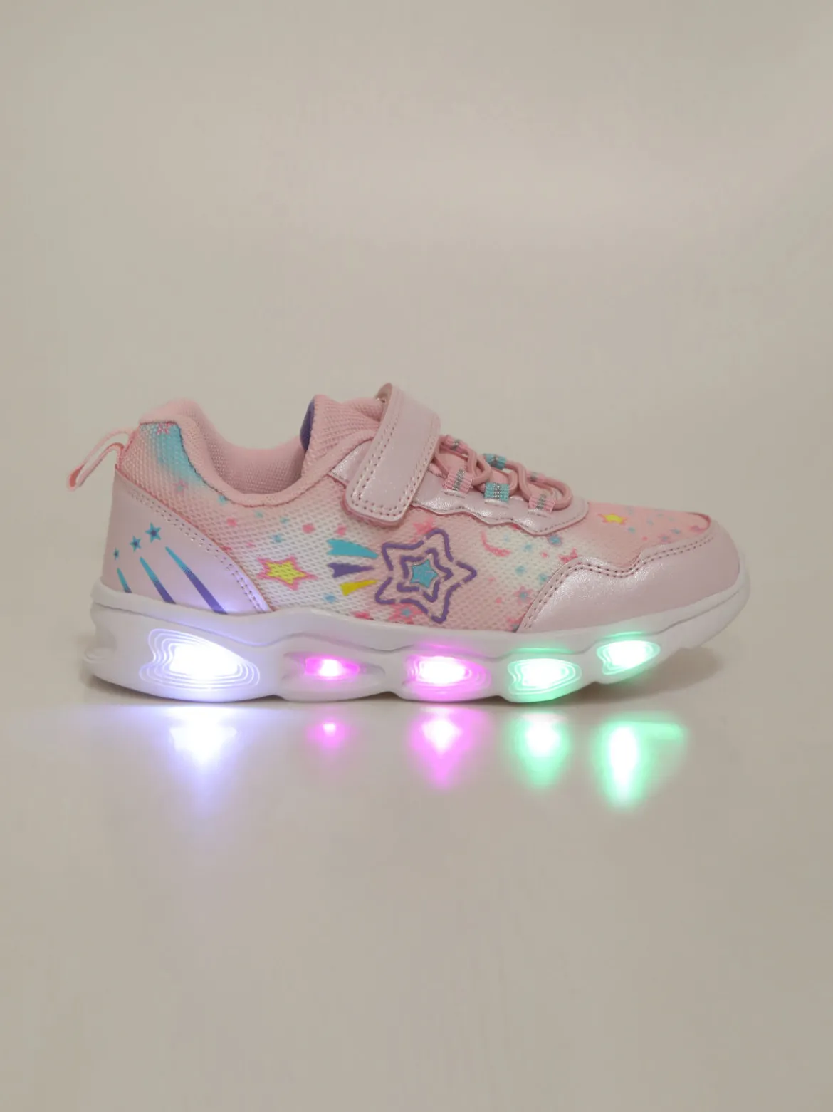 Bacio & Bacio Sneakers da bambina con chiusura a strappo e luci
