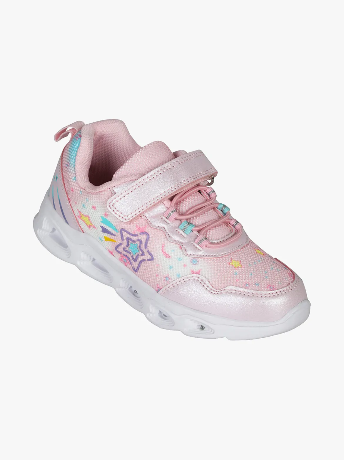 Bacio & Bacio Sneakers da ragazza con chiusura a strappo e luci
