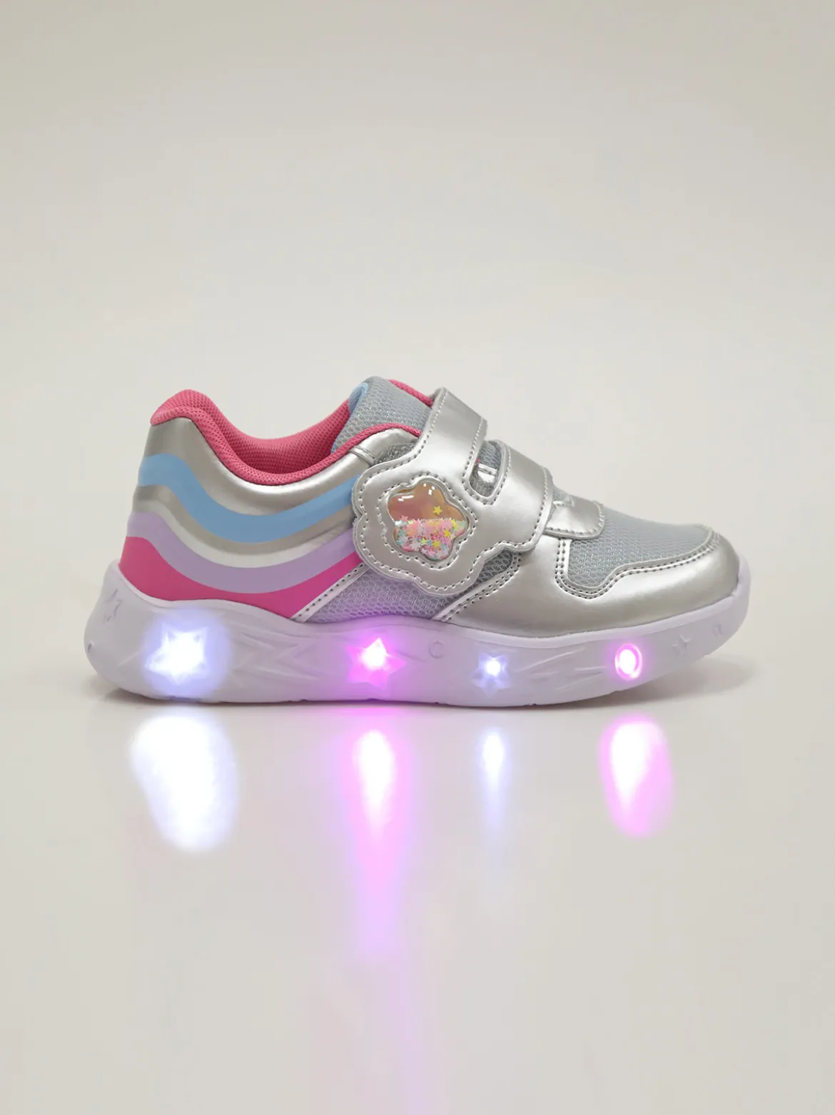 Bacio & Bacio Sneakers da ragazza con luci e strappo