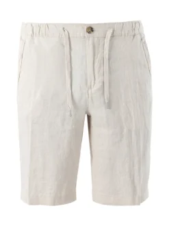 Bad Boys Bermuda in lino da uomo - beige