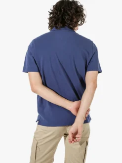 Bad Boys Polo in cotone da uomo a maniche corte - blu
