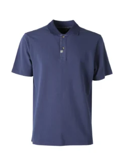 Bad Boys Polo in cotone da uomo a maniche corte - blu