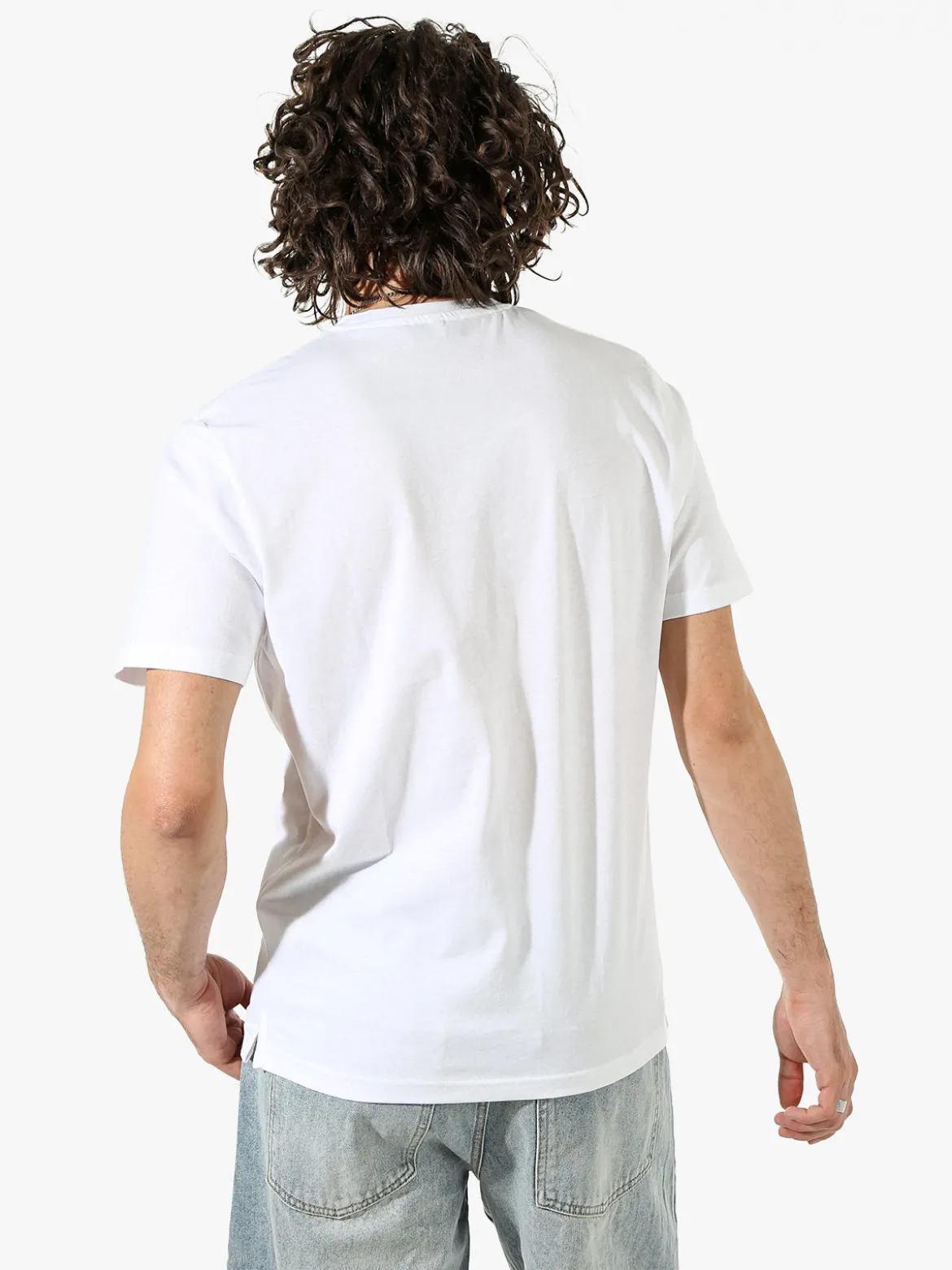 Bad Boys T-shirt in cotone da uomo con stampa - bianco
