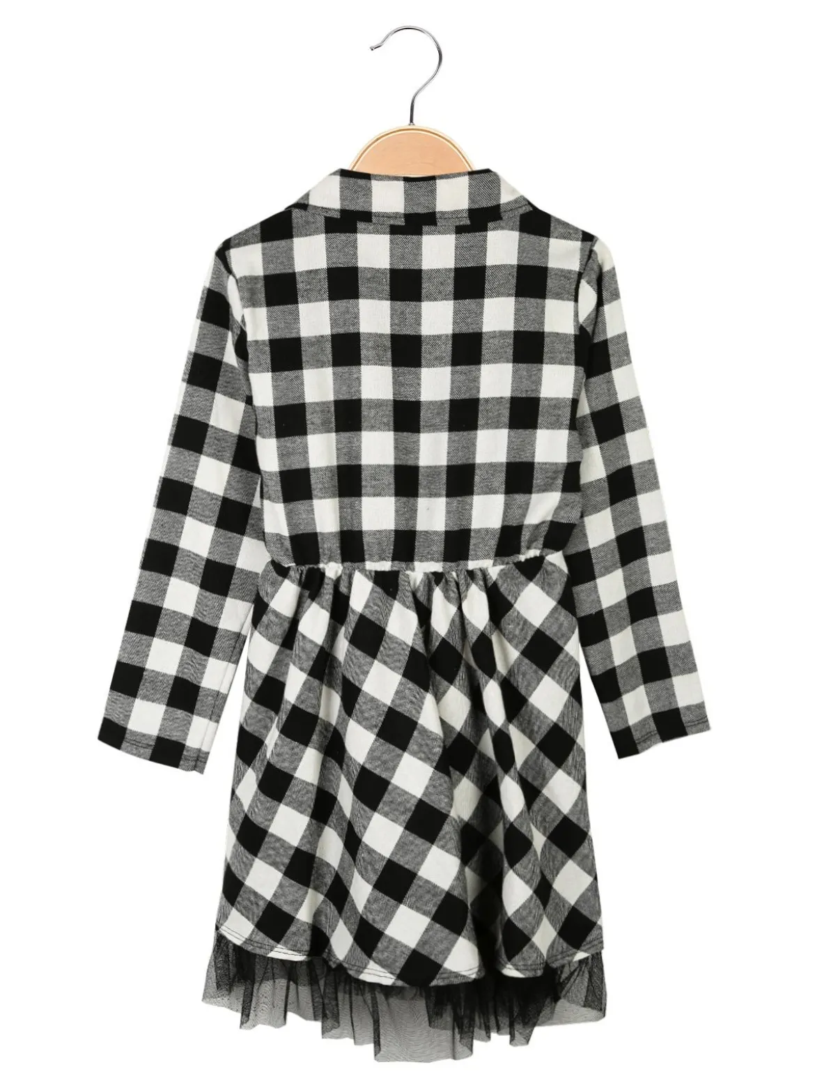 Bad Girl Vestito camicia da bambina a quadri