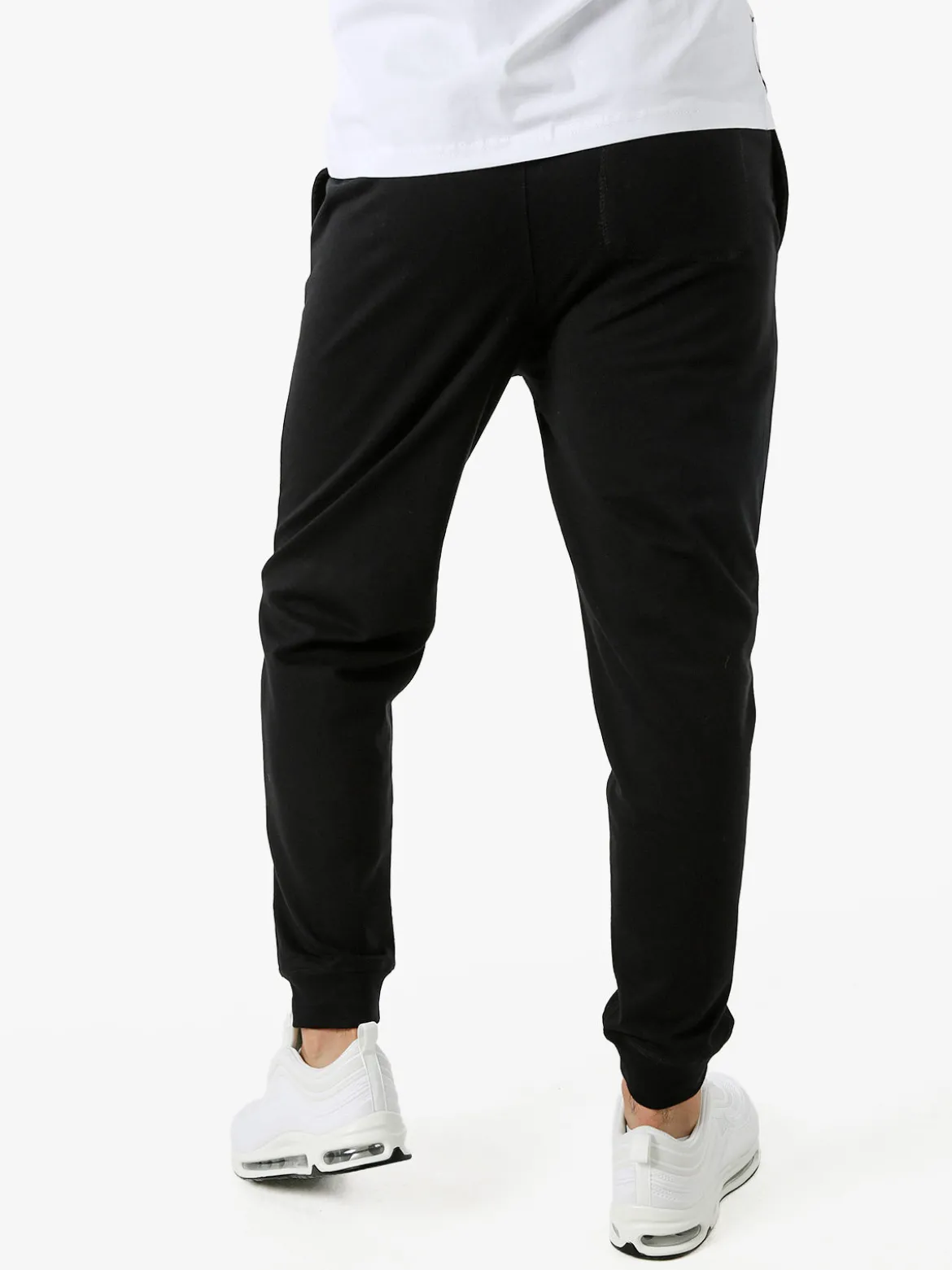 Baker'S Pantaloni tuta da uomo con coulisse e polsini - nero
