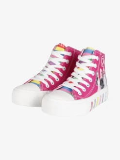 Barbie Sneakers alte da bambina in tela