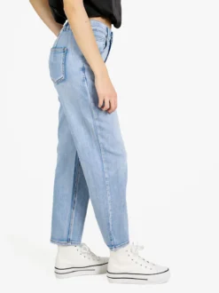 Baseventi Jeans donna mom fit con strass