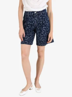 Baseventi Shorts donna in jeans a palazzo