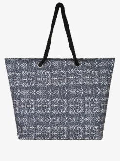 Basile Borsa da mare animalier con manici in corda