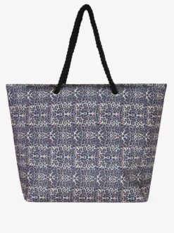 Basile Borsa da mare animalier con manici in corda