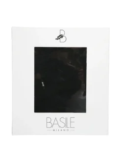 Basile Set regalo uomo con cappello e sciarpa in maglia - nero