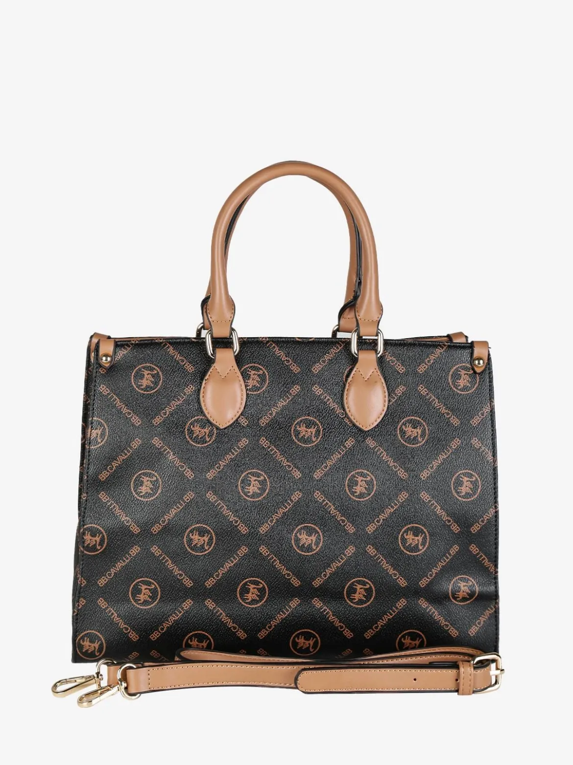 B.Cavalli Borsa donna tote con stampe