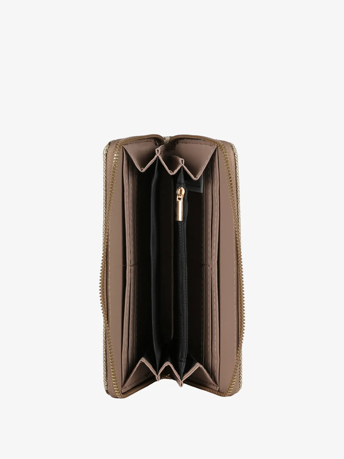 B.Cavalli Portafoglio da donna con stampe - khaki