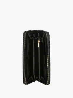 B.Cavalli Portafoglio da donna con stampe - nero