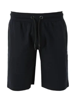 Be Board Bermuda sportivi da uomo in cotone con coulisse - blu scuro