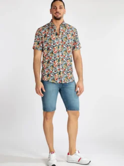 Be Board Bermuda uomo stretch in jeans