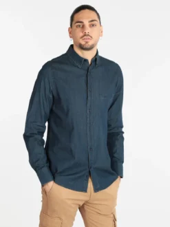 Be Board Camicia da uomo in jeans